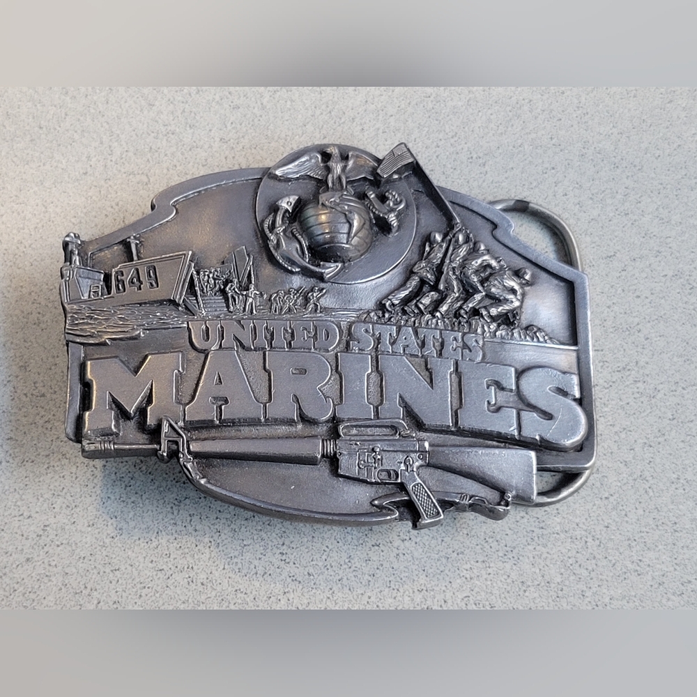 Men's Siskiyou United States Marines belt buckle